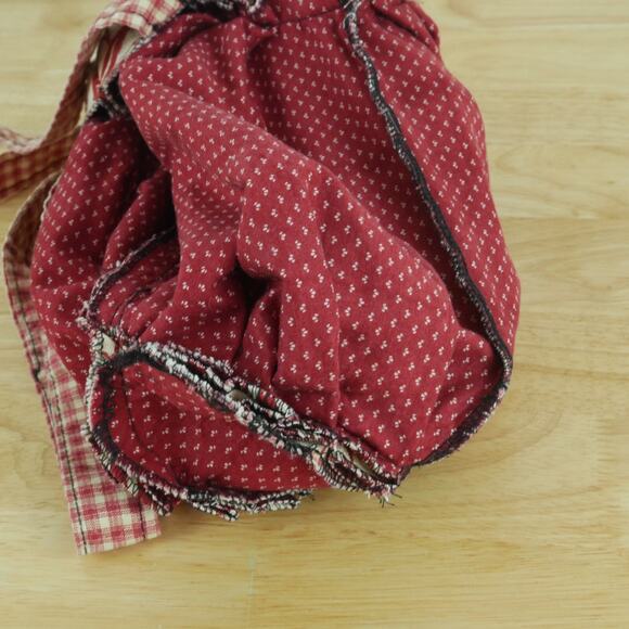 Handmade Fabric Handbag Satchel Pouch Cottagecore Renaissance Faire Prairie - Picture 11 of 11